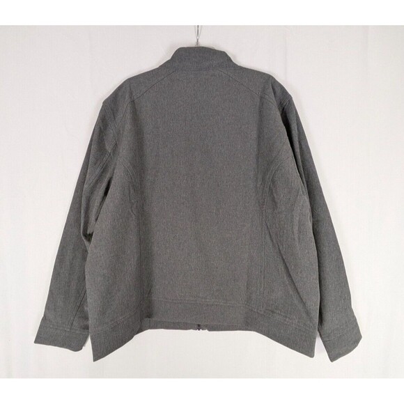 Medelita Quantum Mens Scrub Jacket Gray Full Zip Uniform Bomber Size 2XL - Picture 9 of 12